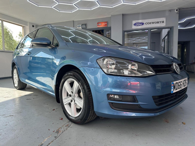 2017 Volkswagen Golf 1.6 Tdi Bluemotion Tech Match Edition Euro 6 (s/s) 5dr in Blue — image 1