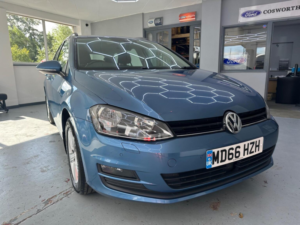 2017 Volkswagen Golf 1.6 Tdi Bluemotion Tech Match Edition Euro 6 (s/s) 5dr in Blue — image 5