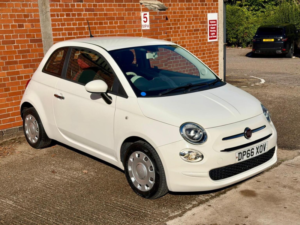 2016 Fiat 500 1.2 Pop Euro 6 (s/s) 3dr in White — image 2