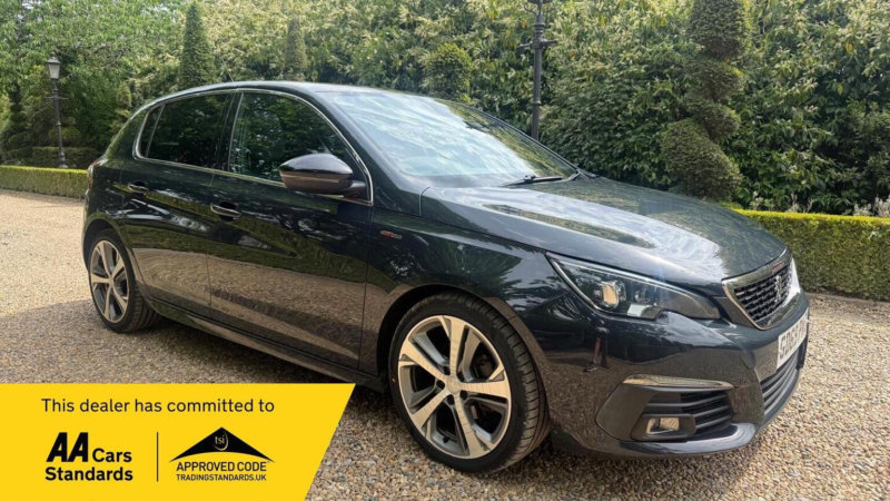 2020 Peugeot 308 1.2 Puretech Gpf Gt Line Euro 6 (s/s) 5dr in Grey — image 1