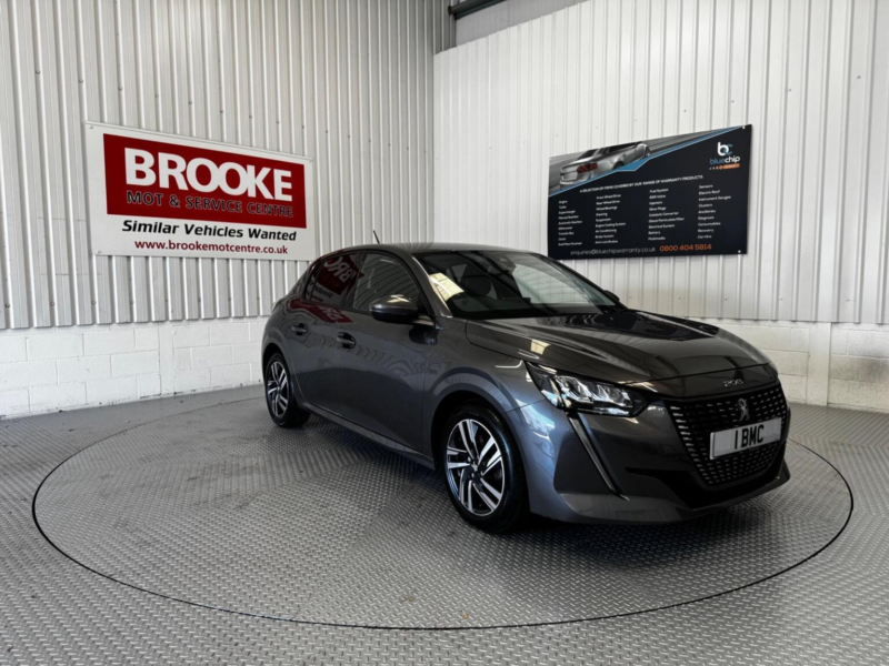 2021 Peugeot 208 1.2 Puretech Allure Premium Euro 6 (s/s) 5dr in Grey — image 1