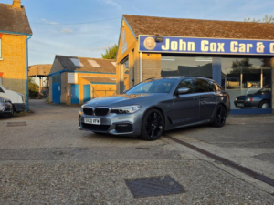2020 BMW 5 Series 3.0 530d M Sport Touring Auto Euro 6 (s/s) 5dr in Blue — image 3