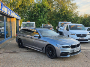 2020 BMW 5 Series 3.0 530d M Sport Touring Auto Euro 6 (s/s) 5dr in Blue — image 6
