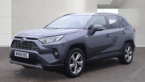 2019 Toyota Rav4 2.5 Vvt-H Design CVT 4WD Euro 6 (s/s) 5dr in Grey — image 2