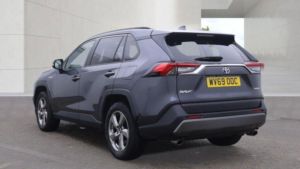 2019 Toyota Rav4 2.5 Vvt-H Design CVT 4WD Euro 6 (s/s) 5dr in Grey — image 3