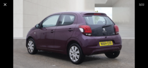 2014 Peugeot 108 1.0 Vti Active in Purple — image 3