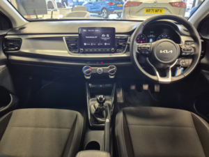 2023 Kia Rio 1.2 2 Hatchback 5dr Petrol Manual Euro 6 (s/s) (83 Bhp) in Blue — image 3