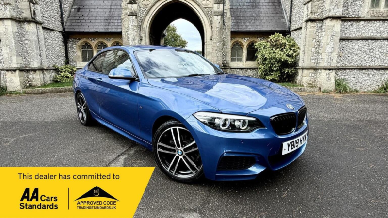 2019 BMW 2 Series 1.5 218i Gpf M Sport Euro 6 (s/s) 2dr in Blue — image 1