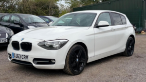 2013 BMW 1 Series 2.0 116d Sport Euro 5 (s/s) 5dr in White — image 3