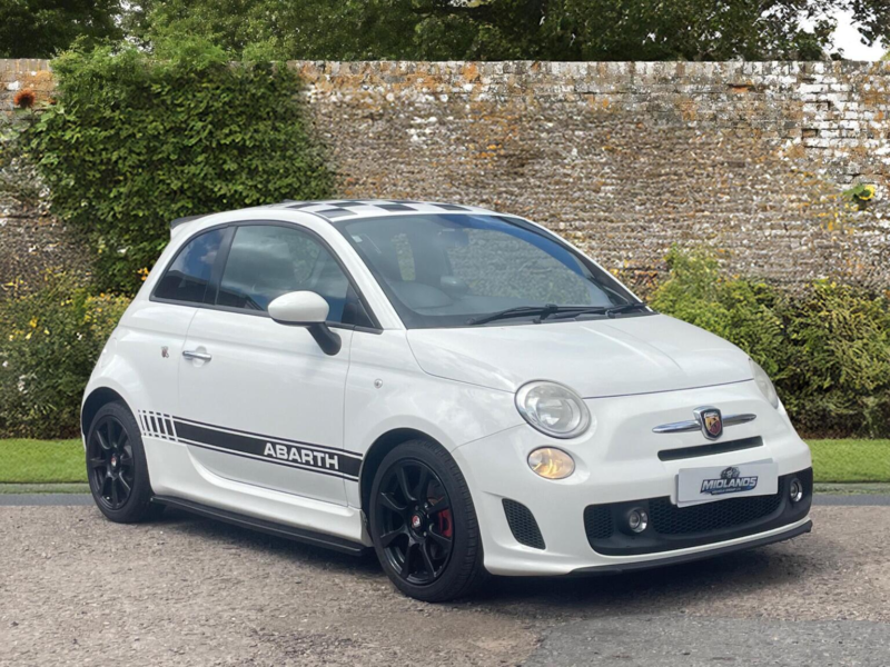 2012 Abarth 500 1.4 T-Jet Euro 5 3dr in White — image 1