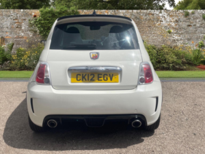 2012 Abarth 500 1.4 T-Jet Euro 5 3dr in White — image 3