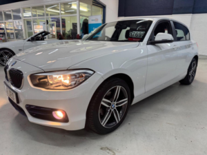 2016 BMW 1 Series 1.5 118i Sport Euro 6 (s/s) 5dr in White — image 5