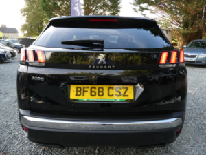 2018 Peugeot 3008 1.2 Puretech Allure SUV 5dr Petrol Manual Euro 6 (s/s) (130 Ps) in Black — image 3