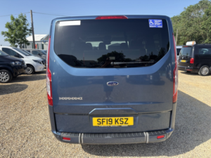 2019 Ford Tourneo Custom Wheelchair Accessible Vehicle Wav 2.0 310 Ecoblue Titanium in Blue — image 4