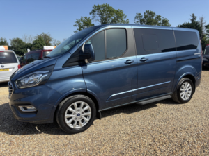 2019 Ford Tourneo Custom Wheelchair Accessible Vehicle Wav 2.0 310 Ecoblue Titanium in Blue — image 6
