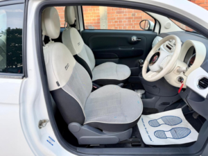 2014 Fiat 500 1.2 Lounge Euro 6 (s/s) 3dr in White — image 3