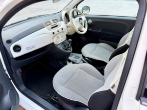 2014 Fiat 500 1.2 Lounge Euro 6 (s/s) 3dr in White — image 5