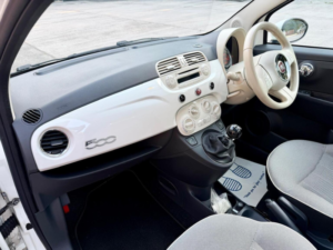 2014 Fiat 500 1.2 Lounge Euro 6 (s/s) 3dr in White — image 6