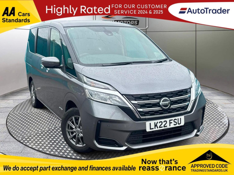 2022 Nissan Serena Hybrid MPV 8 Seats Automatic in Grey — image 1