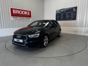 2017 Audi A3 1.5 Tfsi Cod S Line Sportback S Tronic Euro 6 (s/s) 5dr in Blue — image 6