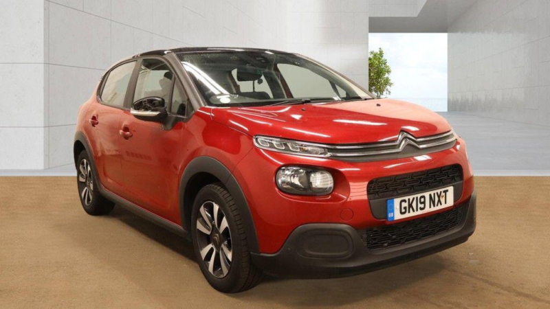 2019 Citroen C3 1.2 Puretech Feel Euro 6 5dr in Red — image 1