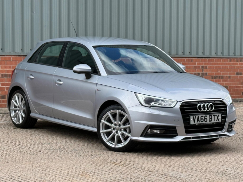 2016 Audi A1 1.6 Tdi S Line Sportback S Tronic Euro 6 (s/s) 5dr in Silver — image 1