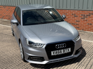 2016 Audi A1 1.6 Tdi S Line Sportback S Tronic Euro 6 (s/s) 5dr in Silver — image 2