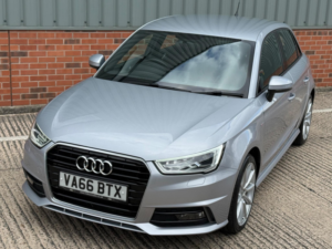 2016 Audi A1 1.6 Tdi S Line Sportback S Tronic Euro 6 (s/s) 5dr in Silver — image 4