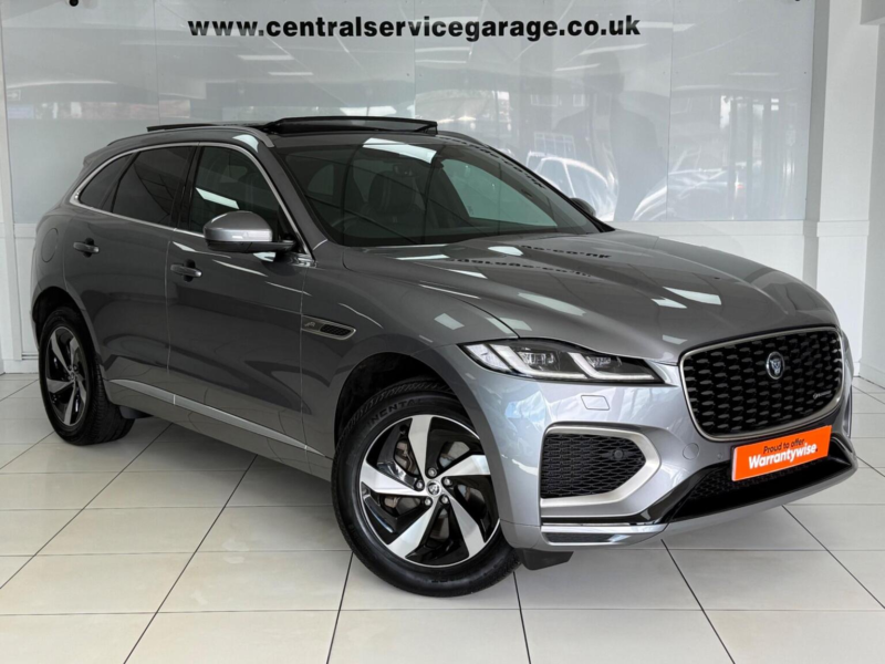 2023 Jaguar F-Pace 2.0 P400e 19.3kwh R-Dynamic Hse Black Auto AWD Euro 6 (s/s) 5dr in Grey — image 1