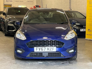 2018 Ford Fiesta 1.0t Ecoboost St-Line Hatchback 3dr Petrol Manual Euro 6 (s/s) (125 Ps) in Blue — image 2