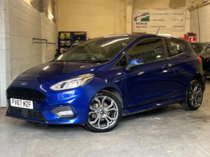 2018 Ford Fiesta 1.0t Ecoboost St-Line Hatchback 3dr Petrol Manual Euro 6 (s/s) (125 Ps) in Blue — image 4