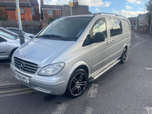 2006 Mercedes-Benz Vito 2.1 111cdi Dualiner Basic Long Panel Van Lwb 5dr in Silver — image 2