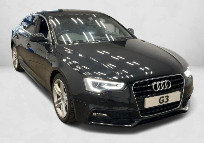 2016 Audi A5 2.0 Tdi S Line Sportback Multitronic Euro 6 (s/s) 5dr in Black — image 1