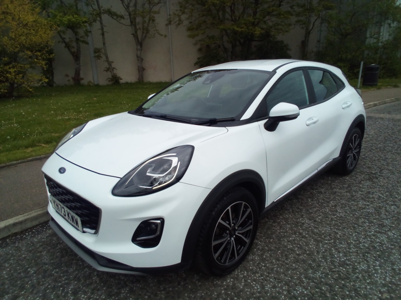 2023 Ford Puma Puma Titanium 5 Door 1.0l Eco 125ps Mhev 6 Speed Manual in White — image 1