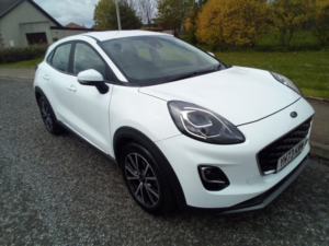 2023 Ford Puma Puma Titanium 5 Door 1.0l Eco 125ps Mhev 6 Speed Manual in White — image 3