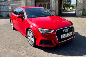2019 Audi A3 1.5 Tfsi Cod 35 S Line Sportback S Tronic Euro 6 (s/s) 5dr in Red — image 6