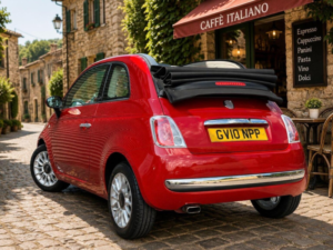 2010 Fiat 500c 1.3 Multijet Lounge Euro 5 (s/s) 2dr in Red — image 2