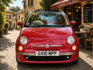 2010 Fiat 500c 1.3 Multijet Lounge Euro 5 (s/s) 2dr in Red — image 3