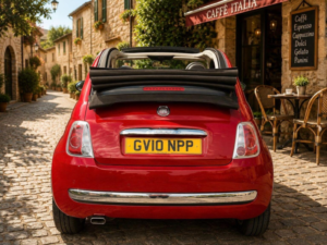 2010 Fiat 500c 1.3 Multijet Lounge Euro 5 (s/s) 2dr in Red — image 4