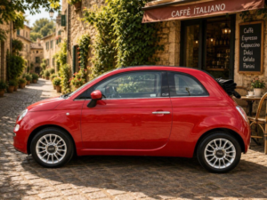 2010 Fiat 500c 1.3 Multijet Lounge Euro 5 (s/s) 2dr in Red — image 6