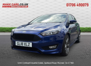 2018 Ford Focus 1.0 T Ecoboost St-Line X in Blue — image 2
