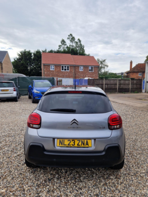 2023 Citroen C3 1.2 Puretech Shine Plus Eat6 Euro 6 (s/s) 5dr in Grey — image 3