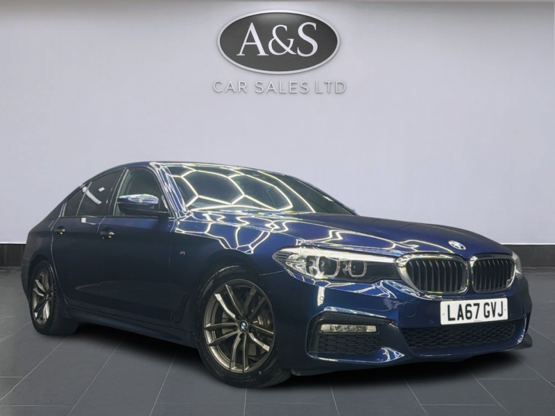 2018 BMW 5 Series 2.0 520d M Sport Saloon in Blue — image 1