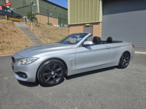 2014 BMW 4 Series 2.0 420d Se Convertible in Silver — image 4