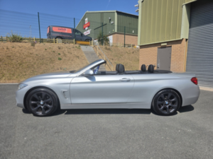 2014 BMW 4 Series 2.0 420d Se Convertible in Silver — image 5