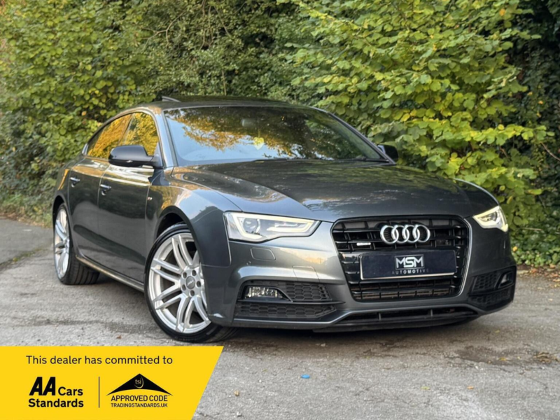2015 Audi A5 2.0 Tfsi Black Edition Plus Sportback S Tronic Quattro Euro 6 (s/s) 5dr in Grey — image 1