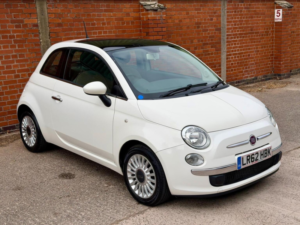 2012 Fiat 500 1.2 Lounge Euro 4 3dr in White — image 2