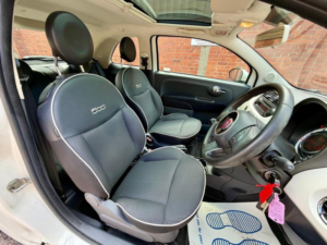 2014 Fiat 500 1.2 Lounge Euro 6 (s/s) 3dr in White — image 3