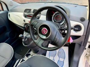 2014 Fiat 500 1.2 Lounge Euro 6 (s/s) 3dr in White — image 6