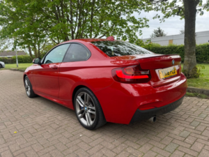 2016 BMW 2 Series 2.0 220i M Sport Coupe in Red — image 2